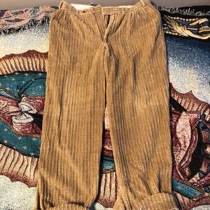 Chagall Vintage Khaki colored thick corduroy pants